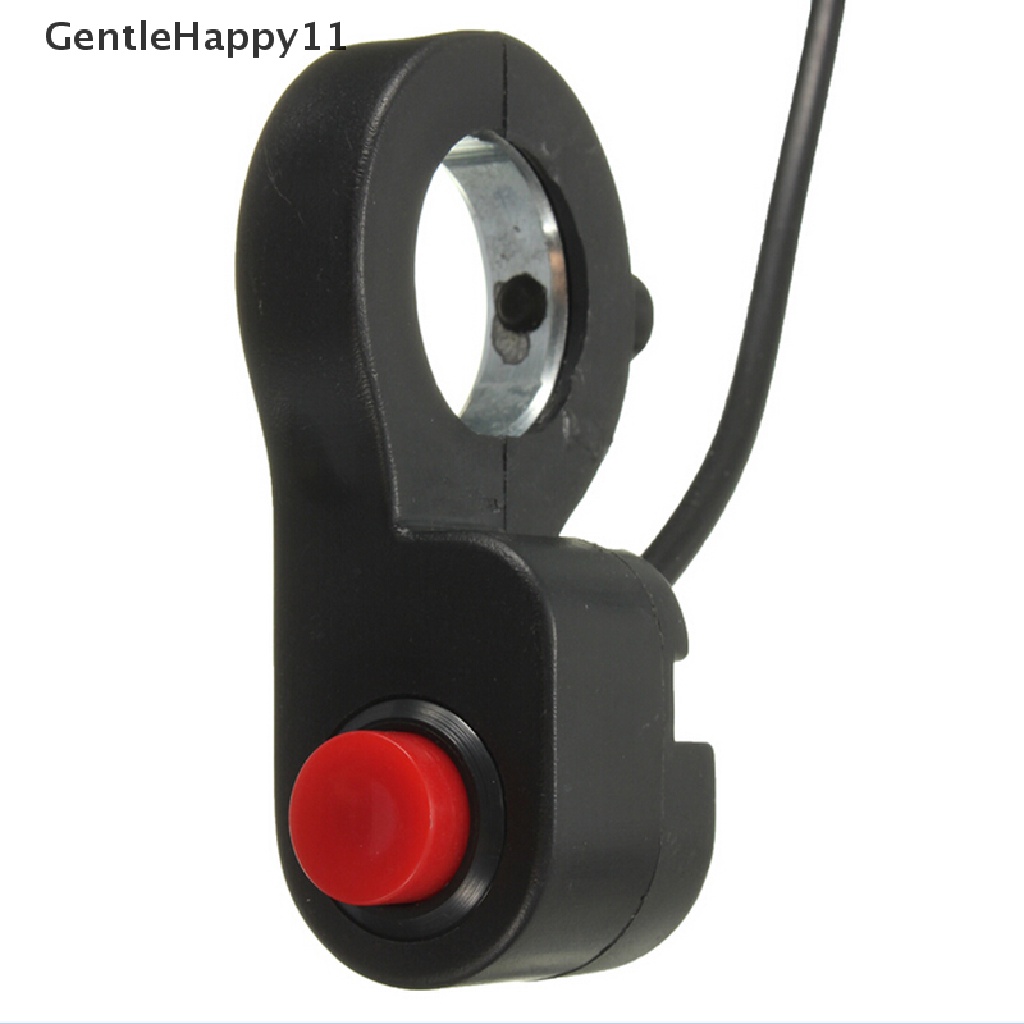 Gentlehappy 7per8 &quot;Setang Motor ATV SUV Klakson Sepeda Starter Kill Switch Tombol On Off id