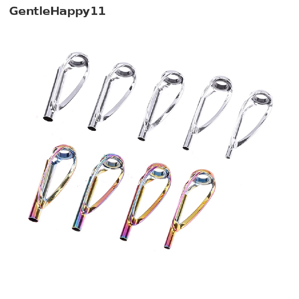 Gentlehappy 1pc Sliver/Rain Top Tip Guide Ring Bebas Kusut Untuk Berputar Pancing id