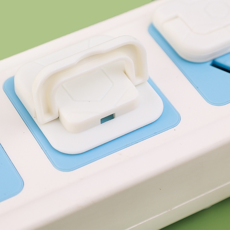 2per3lubang Anak Listrik Shock-proof ABS Penutup Pelindung Soket Dengan Pegangan/Pengaman Insulasi Pengaman Colokan Listrik Praktis Nyaman