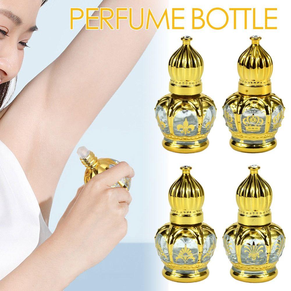 WONDER 2pcs Botol Rol Isi Ulang Gold 5ML Wadah Kosong
