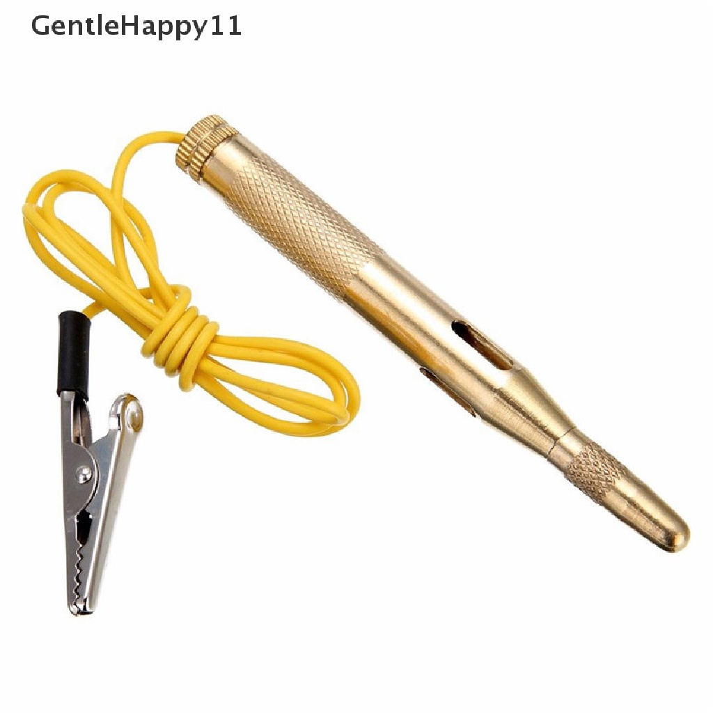 Gentlehappy 6V-12V Tester Lampu Mobil Otomotif Tester Listrik Test Lamp Probe Repair 6-12v Mobil Auto Voltage Circuit Electrical Tester Test Pen Pensil Dengan Probe Lampu Mobil Otomatis