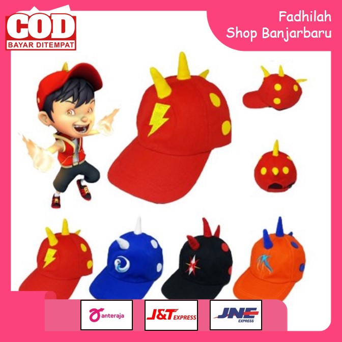 TOPI ANAK BASEBALL MODEL KARAKTER BOBOIBOY LAKI LAKI DAN PEREMPUAN USIA 3-7 TAHUN | FADHILAH SHOP BJB