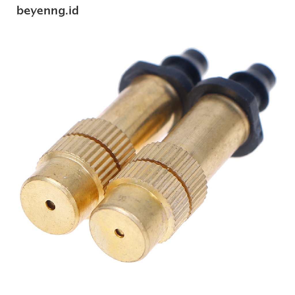 Beyen 2pcs barb nozzle Tunggal Bahan Tembaga Dapat Disesuaikan Untuk ID Rumah Kaca