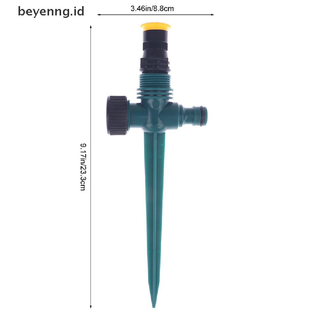 Beyen 1Pc Sprinkler Taman 360° Rotasi Nozzle Kecil Irigasi Penyiraman Sprinkler ID