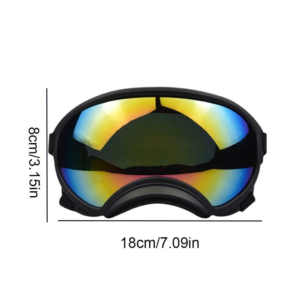 [Elegan] Pet Eye Wear Colorful Adjustable Strap Windproof Universal Dustproof Anti-Kabut Kacamata Hitam Anjing