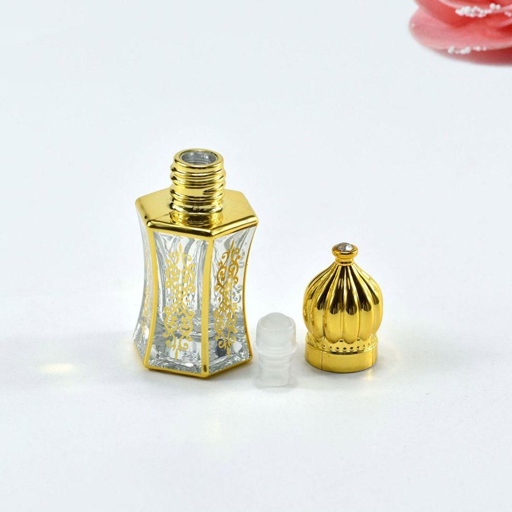 POPULAR Populer 2Pcs Roller Botol Wadah Isi Ulang Gold 7ML Kosong