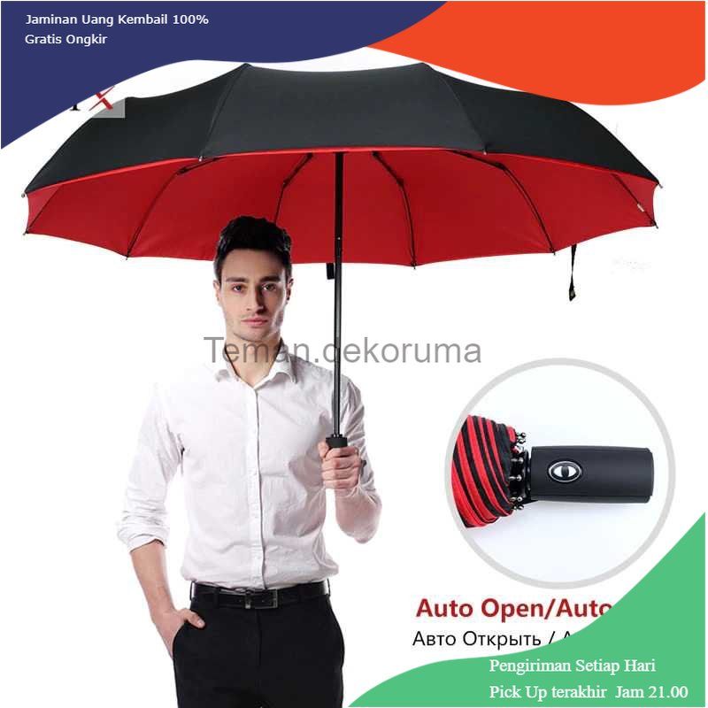 TD - RTG TOPX Payung Lipat Windproof Double Layer Umbrella - T1212