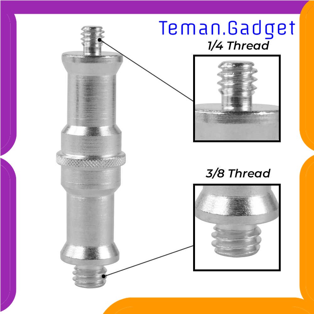 TG - KMR Jadkinsta Spigot Stud 1/4 Male to 3/8 Male Thread Adaptor - RV82