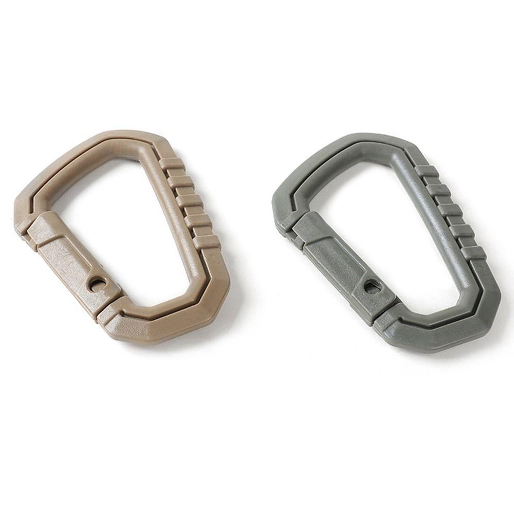 Suyo 2pcs Pasang quickdraw Shackle Climbing Aksesoris Alat Luar Ruangan Snap Lock Camp D-buckle