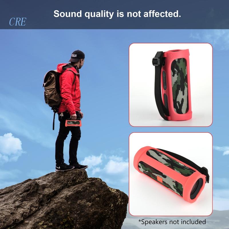 Cre Silikon Untuk Case Proetctor Dengan Strap Tangan/Tanpa Sabuk Pergelangan Tangan Untuk Speaker Flip5