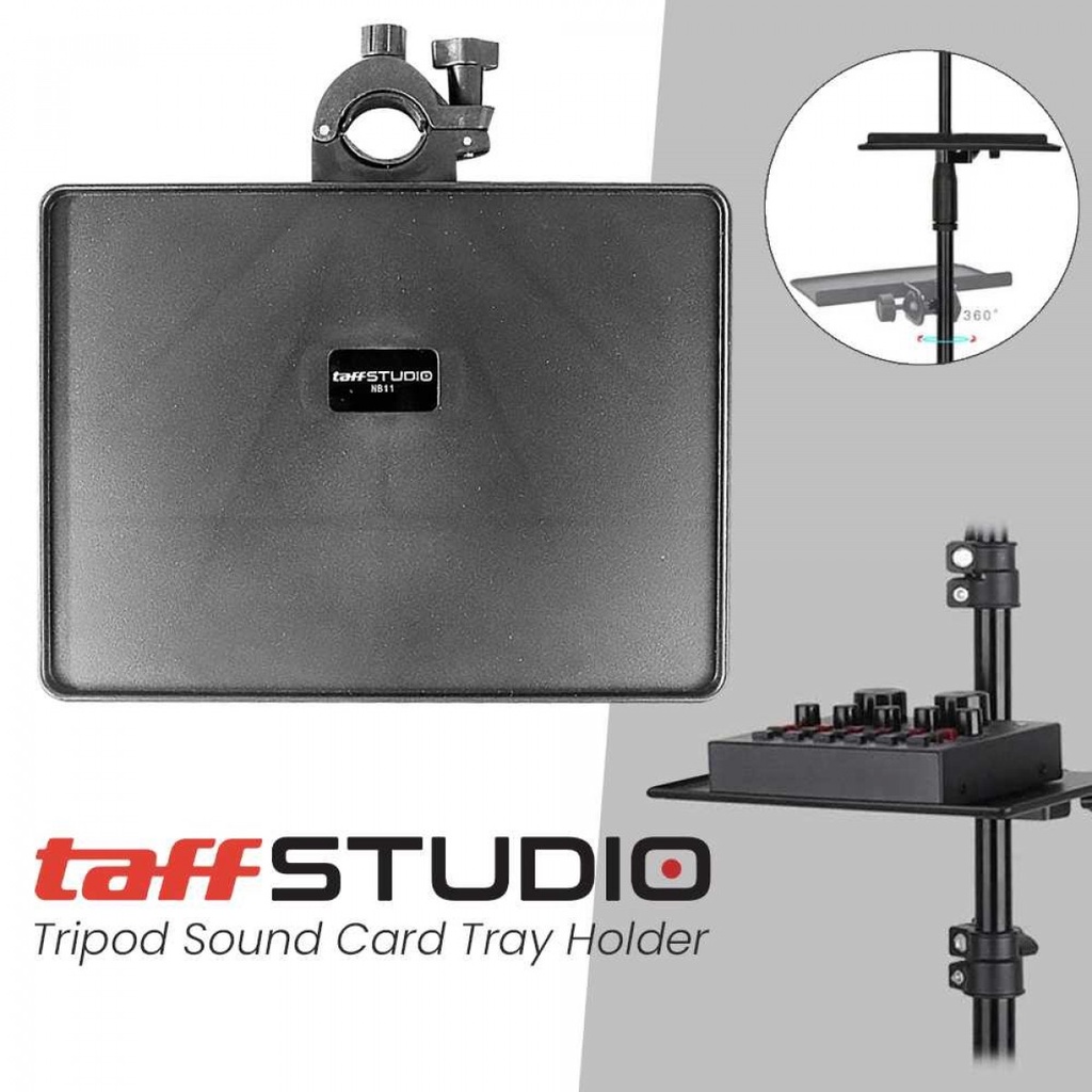 Tatakan Jepit Tripod Serbaguna Sound Card Tray Clamp Holder