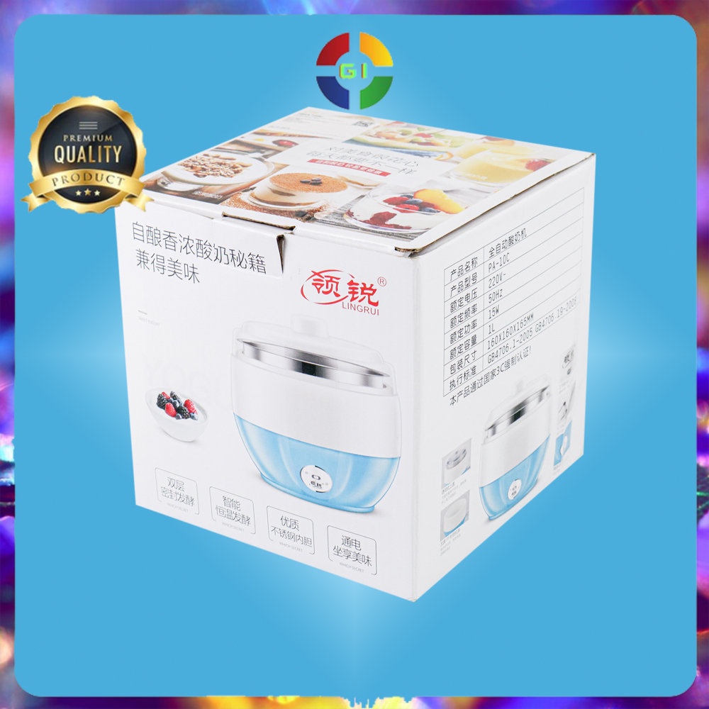 Mesin Pembuat Yogurt Maker Electric Machine Blue