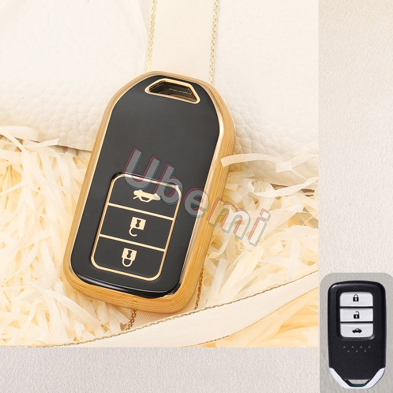 1pcs/* Banyak Model * TPU Case Kunci Mobil Car Key Holder Untuk Honda Civic City Jazz XRV HRV 2022 CRV Accord Civic FE 2022 HR-V CR-V