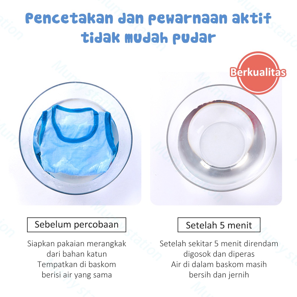 Mumystation 0-2Tahun Setelan Anak Bayi Tanpa Lengan Dan Celana Pendek/Kaos Oblong Bayi