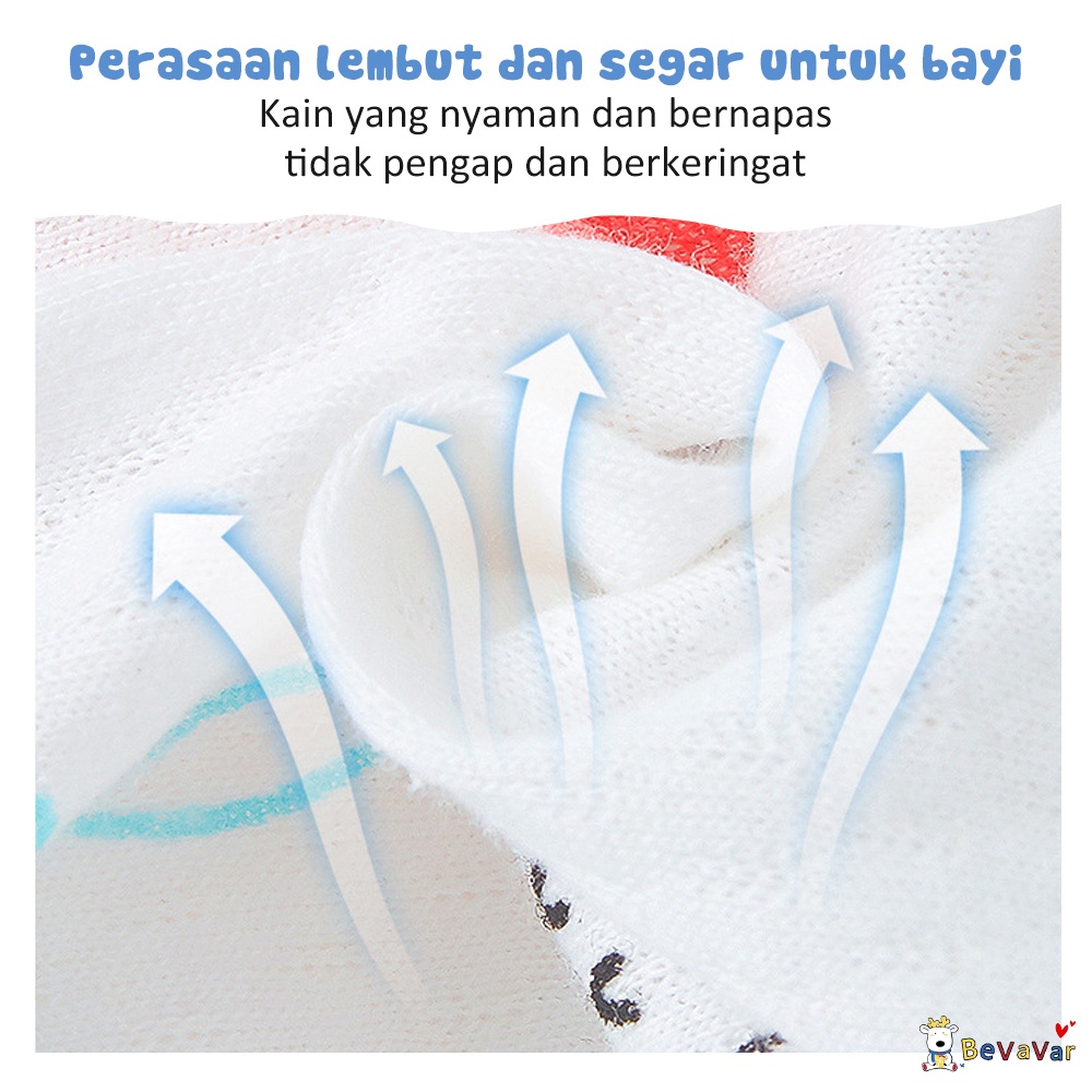 BEVAVAR 0-2Tahun Setelan Anak Import Kaos Oblong Bayi Anak /Setelan Bayi Tanpa Lengan Import