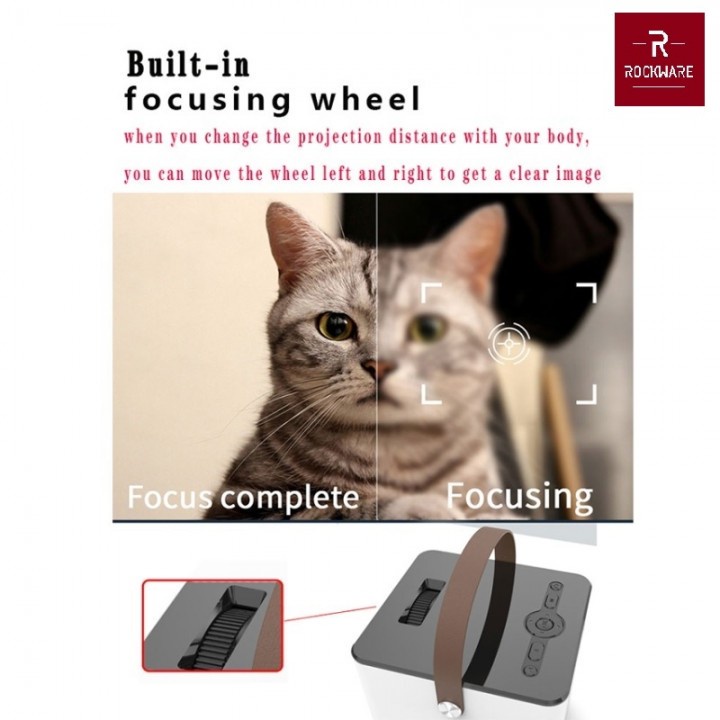 84 ROCKWARE BLJ-888 Basic Version - HD Projector 4000 Lumens