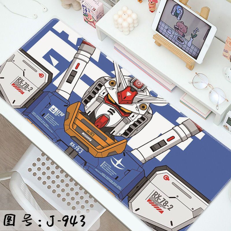 Gundam Kartun Mouse Pad Komputer Game Mouse Pad Laptop Alas Meja Khusus Keren Kreatif Office Desk Pad