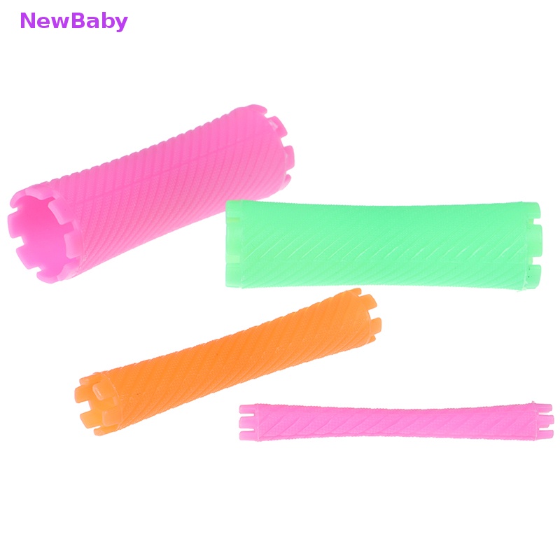 Newbaby 1set Alat Pengeriting Rol Rambut Panjang Ajaib Gelombang Spiral Perm Batang DIY ID