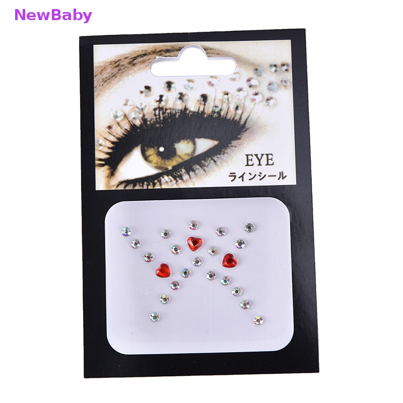 Newbaby 1pc diamond eyeshadow face er Mata Kristal Tato er eyes makeup  Id