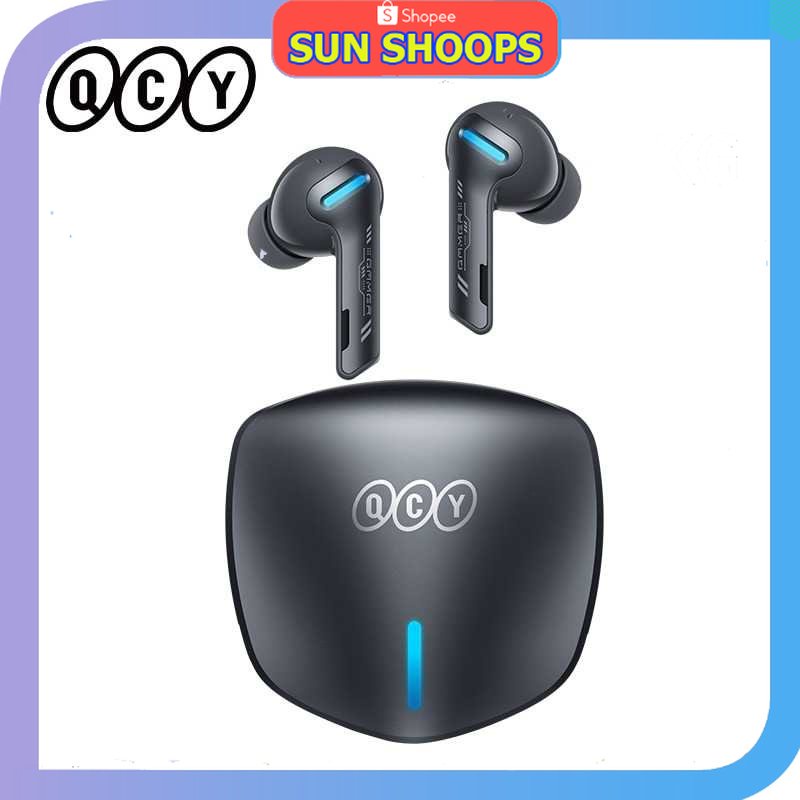 SUN SHOOPS - QCY TWS Gaming Bluetooth Earphone with Charging Case - QCY-G1
