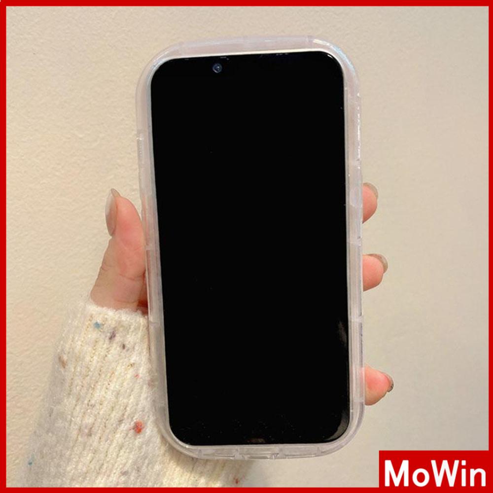 For iPhone 14 Pro Max iPhone Case 3D Curved Edge Wave Milky White TPU Airbag Shockproof Camera Cover Cute Bunny Compatible with iPhone 13 Pro max 12 Pro Max 11 xr xs max 7 Plus 8