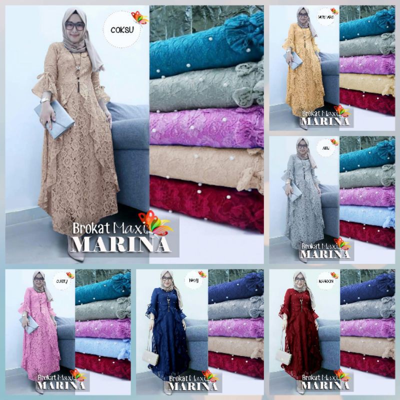 MAXI MARINA GAMIS BRUKAT KUALITAS PREMIUM