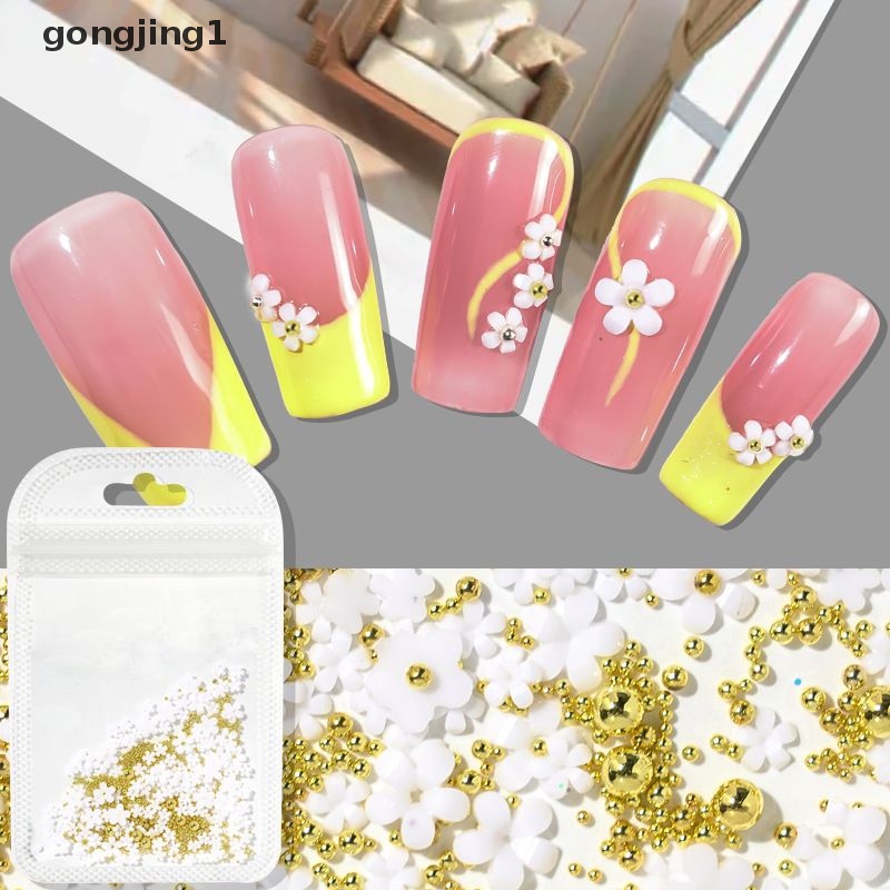 Ggg 11warna Dekorasi Nail Art Bunga PVC 3D Lucu Ukuran Campur Manicure ID