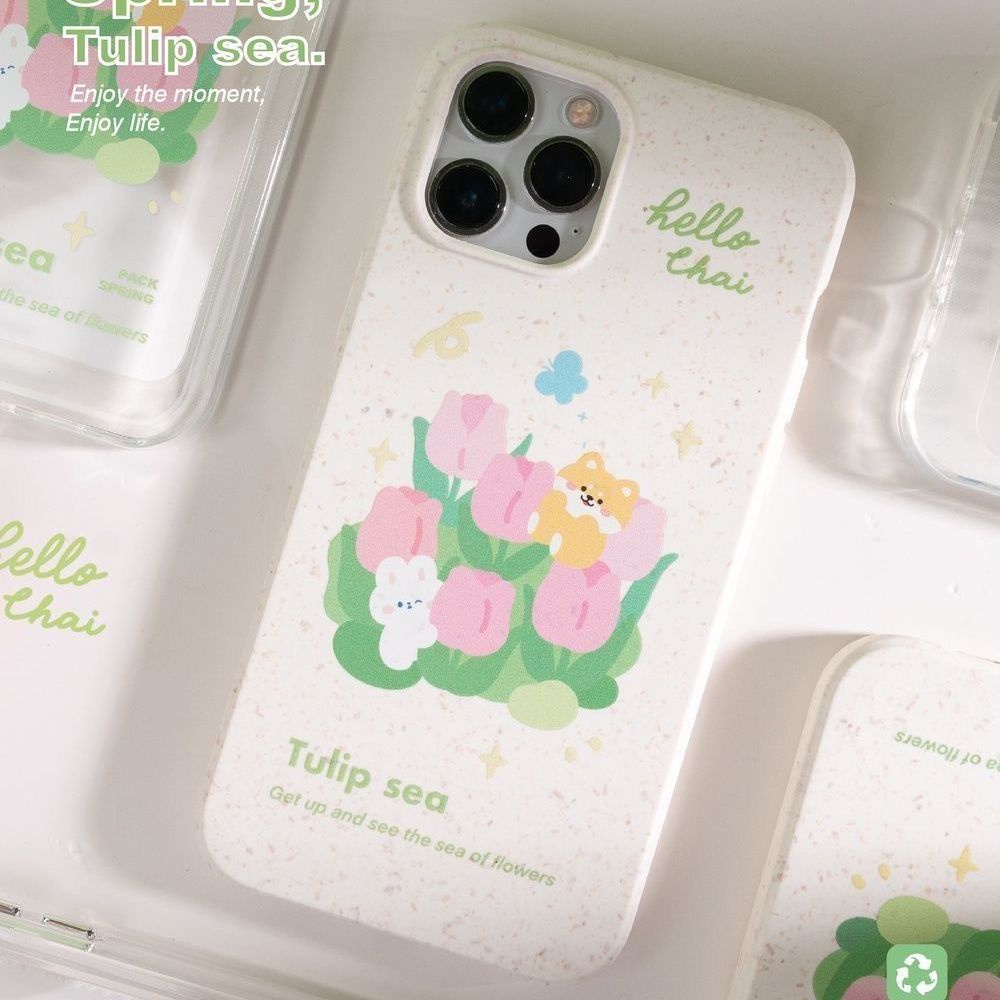 Cocok Untuk Iphone14 Pro Max iPhone Phone Case Ramah Lingkungan Degradable Phone Case Kamera Perlindungan Tahan Guncangan Kompatibel Dengan iPhone 13 13pro 13prm iPhone 11 7Plus 8Plus Xr XS 12 Pro Max Casing Ponsel