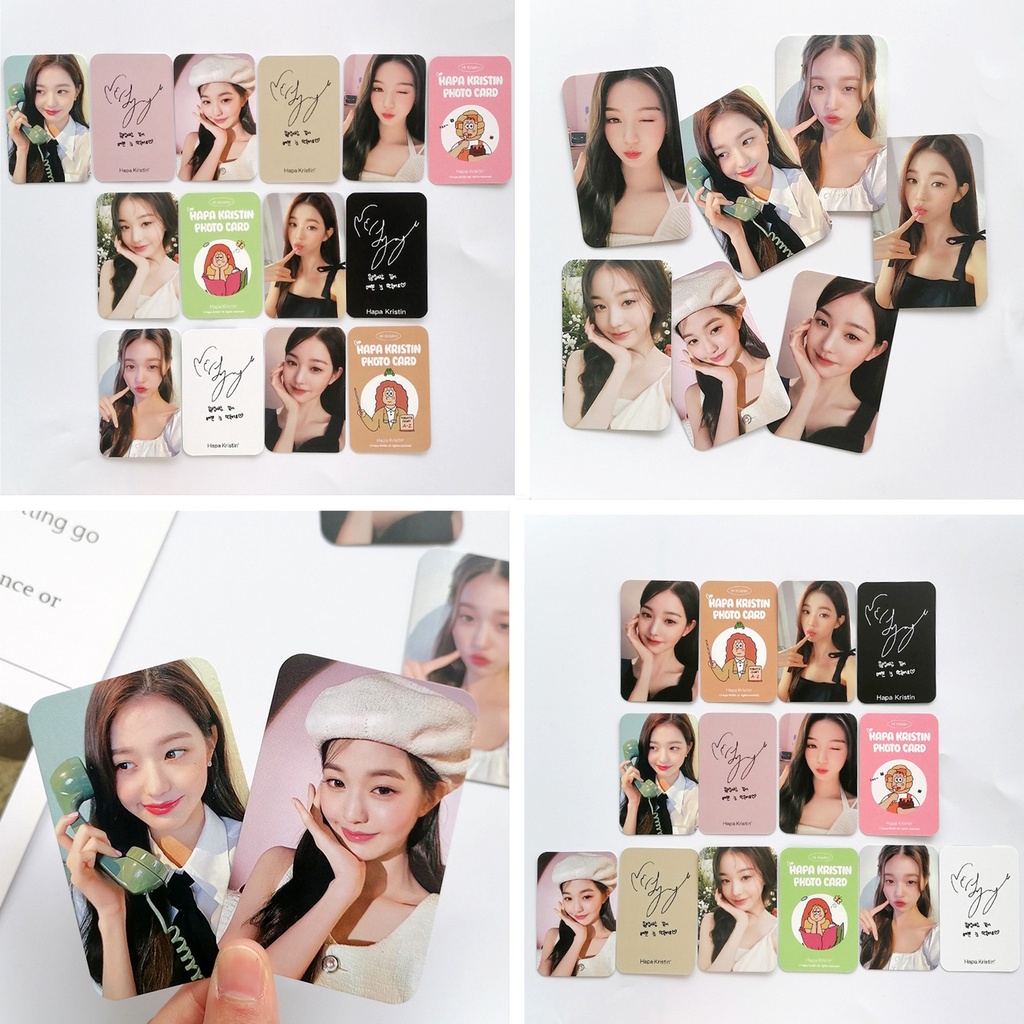 6-7pcs/set IVE I'VE Photocards REI LIZ LEESEO GAEUL YUJIN WONYOUNG Lomo Kartu HAPA KRISTIN Kpop Postcards