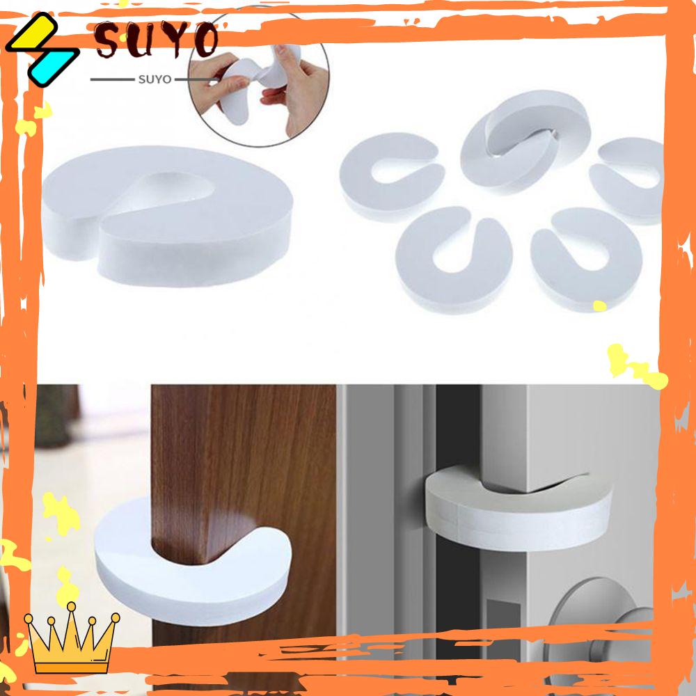 Suyo 5pcs Door Stopper Rumah Pelindung Jari Bayi Tahan Lama