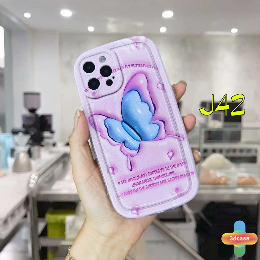 Compatible For Case IPhone 13 12 11 14 PRO MAX 6 7 6S 8 14 Plus X XR XS MAX 11 12 13 Se 2020 6SPlus 7Plus 6Plus 8Plus 14Plus XSMAX Purple Butterfly Couples Soap Case