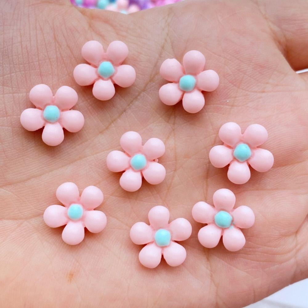 MXBEAUTY Perhiasan Accessorie Lucu 10 Pcs Nail Art Jepit Rambut Telepon Shell Bunga DIY Anting-Anting Ornamen