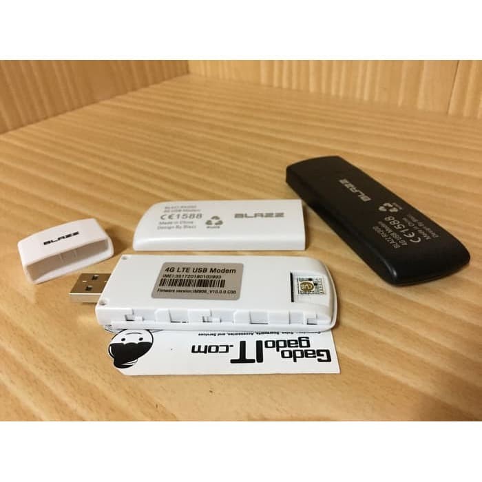 USB MODEM BLAZZ RX300 4G LTE UNLOCK ( SUPPORT ALL OPERATORS INDONESIA) - Putih