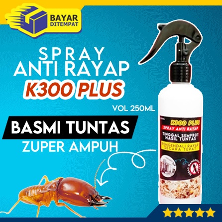 K300 PLUS Spray Anti Rayap Basmi Pembasmi Obat Semprot 250ml