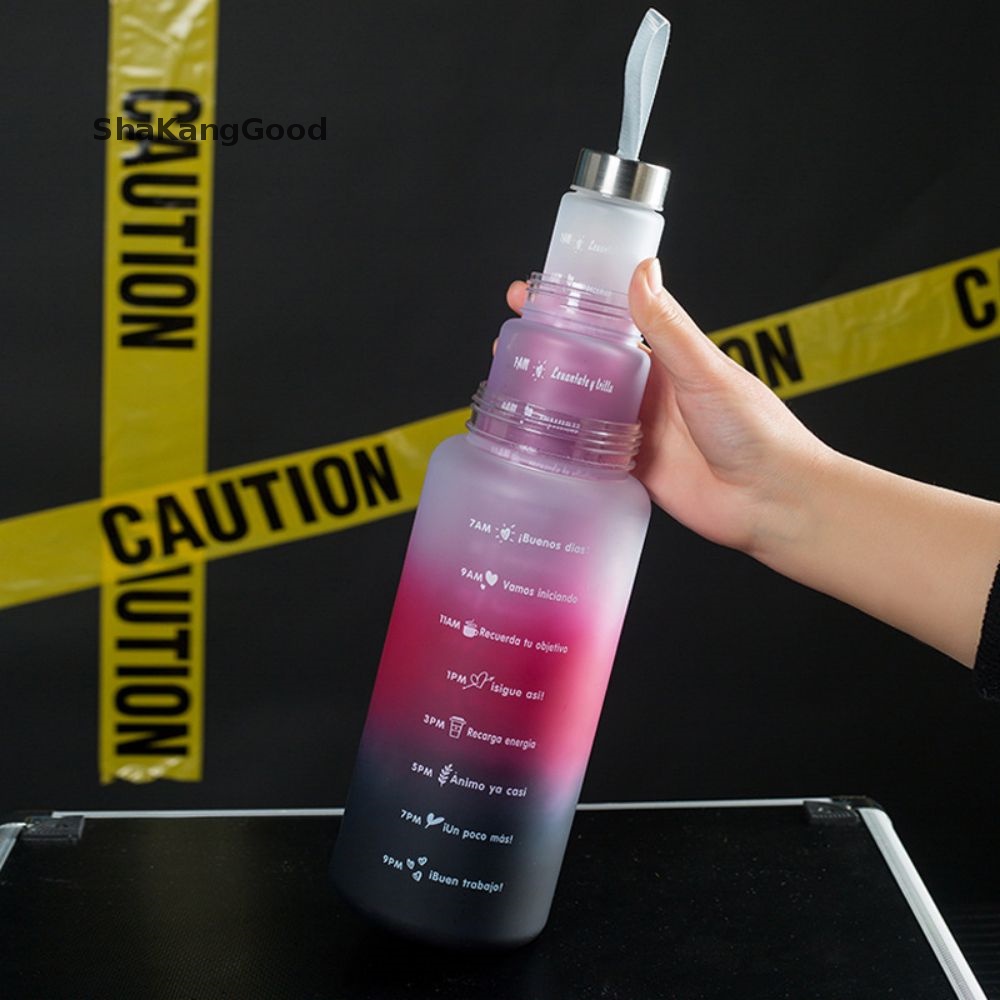 Selip 3pcs/Set Botol Air Kapasitas Besar Botol Air Olahraga Anak Perempuan Anak Minum SKK