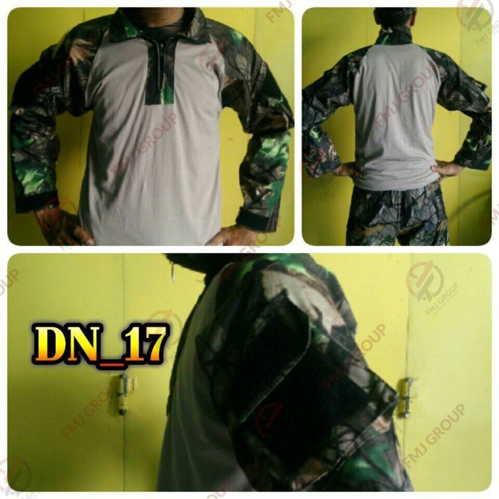 Kaos BDU Loreng CAMO / combat shirt loreng camo / Kaos BDU kombinasi