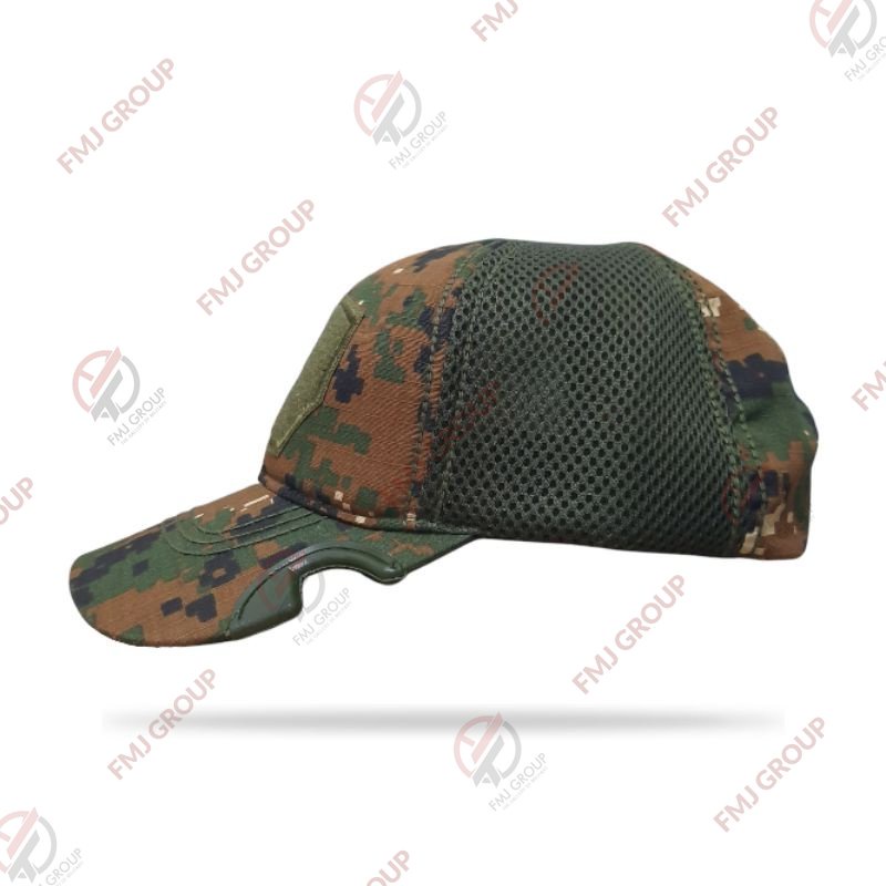 Topi Coak Tactical Punisher Premium / Topi Tactical Punisher Baseball Cap / Topi Baseball Coak Punisher - Loreng Marpat