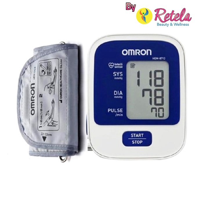 OMRON BLOOD PRESSURE MONITOR HEM-8712