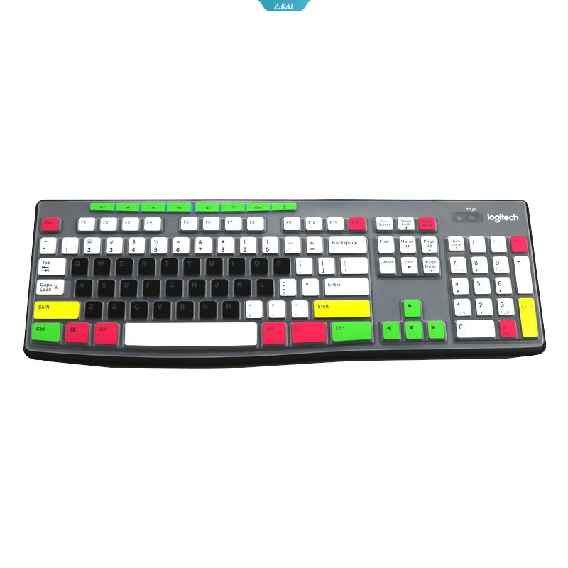 Desktop Model Logitech 15.6 Inch MK270 MK275 MK200 K2700 Penutup Pelindung Keyboard Komputer Tahan Air Dan Lembab Yang Dapat Dilepas Dan Dicuci [ZK]