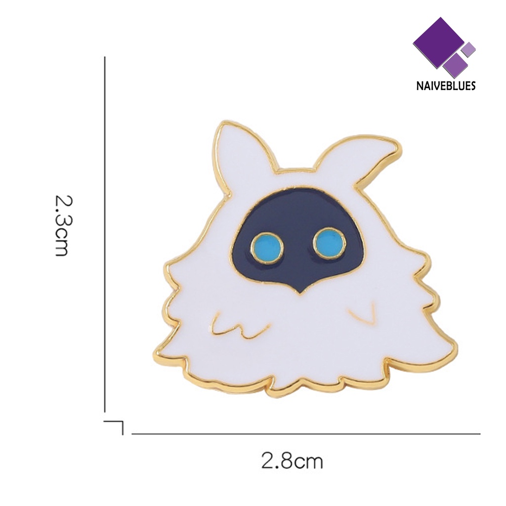 &lt; Naiveblues &gt; Emblem Hobi Pin Elf Broovh Lucu Hewan Hias Kartun Enamel Alloy Untuk Harian