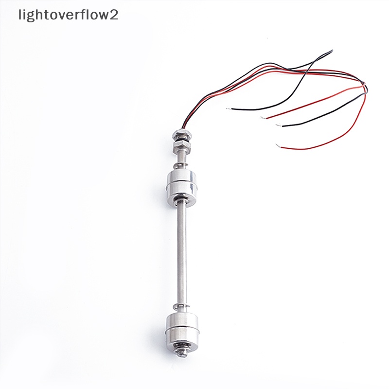 [lightoverflow2] Saklar Pelampung Bola Ganda Stainless Steel Sensor Aliran Level Air Cair [ID]