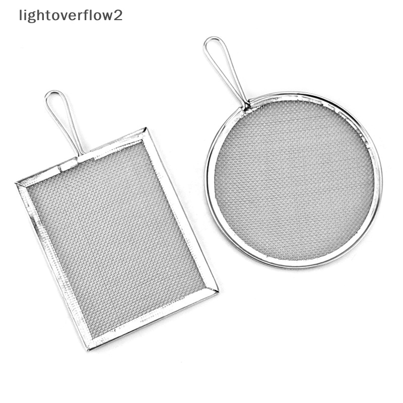 [lightoverflow2] Art Ceramic Glaze Sieve Stainless Steel Mud Mesh Strainer Alat Tembikar [ID]