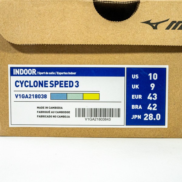 Sepatu Volley Mizuno Cyclone Speed 3 V1GA218038  BNIB - 45
