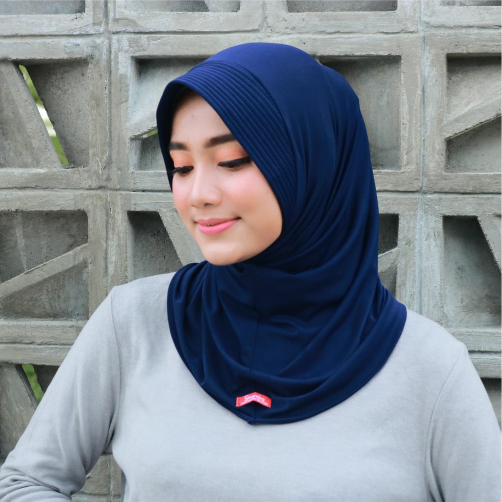 Jilbab Sport Nadira Jersey Daily Hijab Sporty Premium I Kerudung Olahraga By Shamira