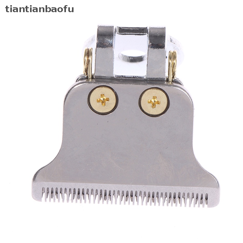 [tiantianbaofu] Pisau Cukur Rambut Bentuk T Dengan Stand T9 Blade Trimmer Pengganti Clipper Head Butik