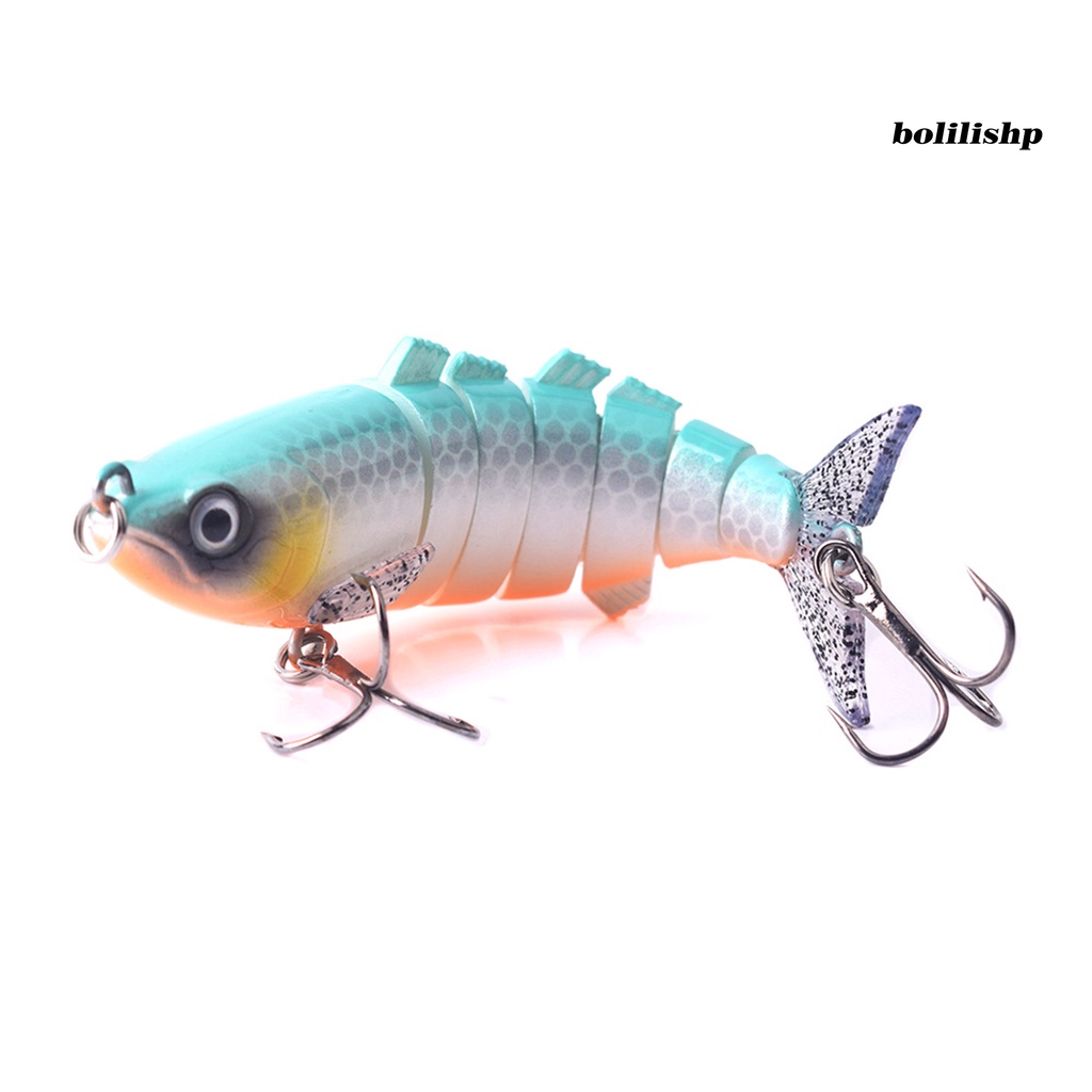 Bo-11cm/25.5g Umpan Pancing Simulasi Tinggi Kait Tajam 3D Mata Tenggelam Umpan Banyak Segmen Wobbler Swimbait Untuk Outdoor