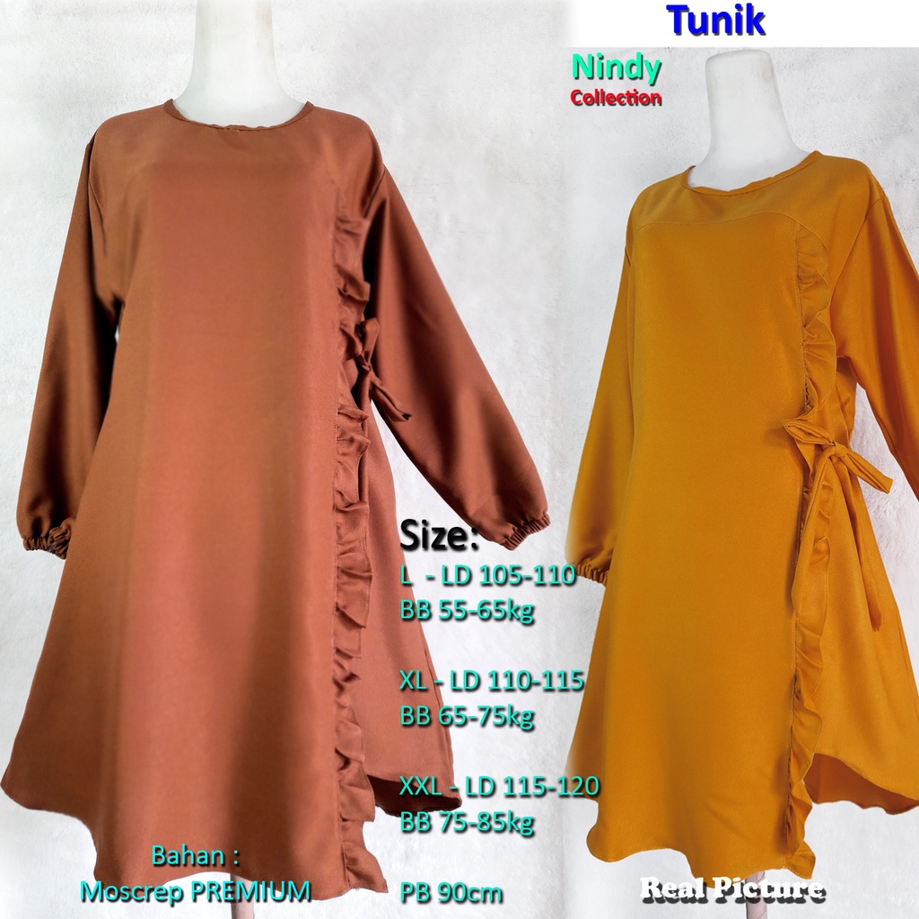 Tunik/ Tunik Atasan wanita/ baju muslim/ tunik blouse/ atasan tunik/ tunik jumbo/ tunik model terbar