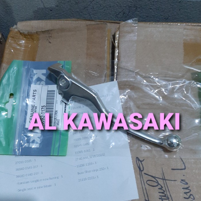 handle rem handel rem depan tuas rem depan klx140 klx 140 original Kawasaki