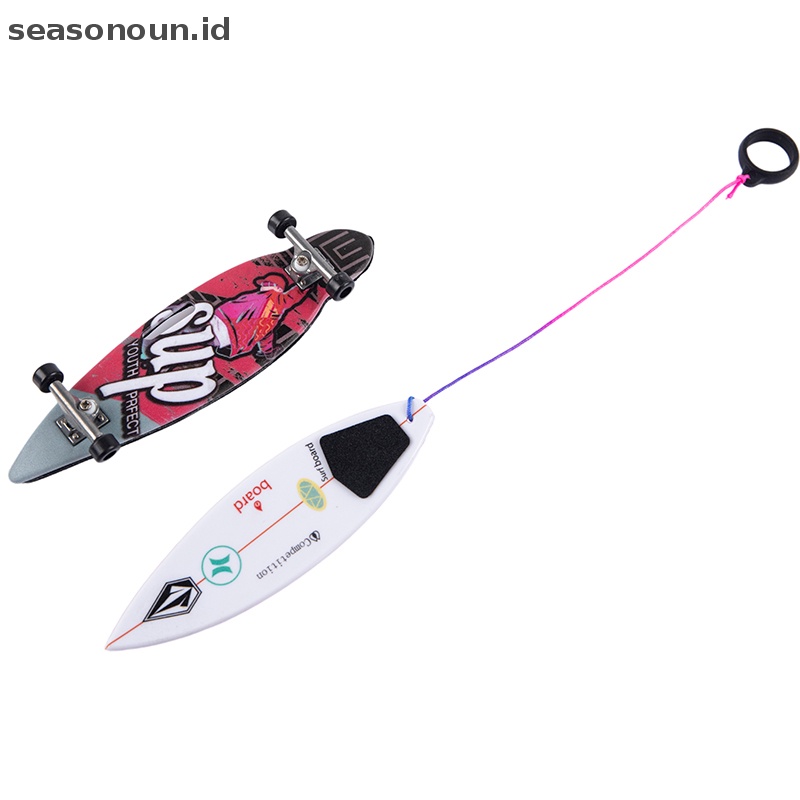 Seasonoun Kreatif Mini Ujung Jari Papan Surfing Jari Papan Surfing Mainan Permainan Penghilang Stres Lucu Digunakan Sehari-Hari Untuk Anak-Anak Remaja Dewasa Surfers Hadiah Ulang Tahun.