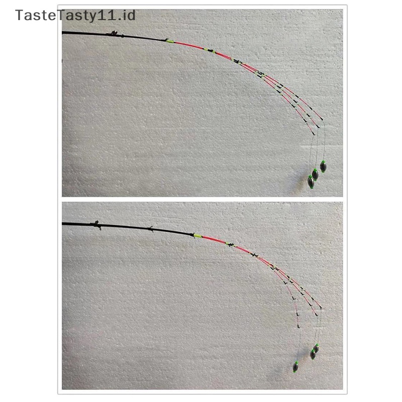 Tastetasty 55cm HalfTitanium Alloy Ujung Rakit Perbaikan Refit Pengganti Malam Memancing Fleksibel Rod Tip Fishing Tackle Pole Aksesoris.